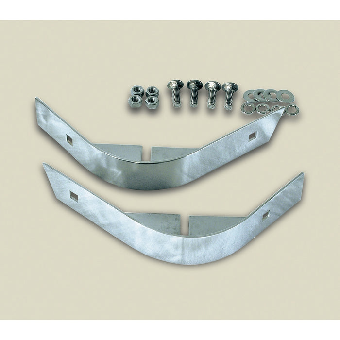 Body Armor Kit, Rear Quarter Panel, Stainless; 87-95 Jeep Wrangler YJ