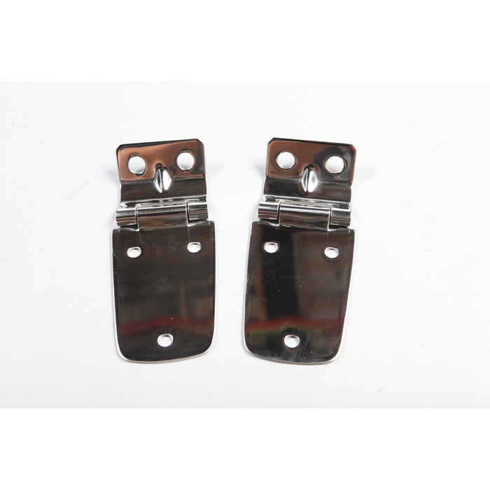 Hood Hinge, Stainless Steel; 97-06 Jeep Wrangler TJ