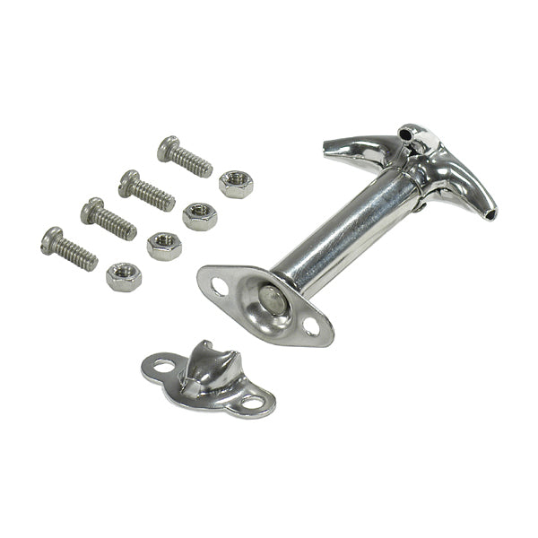 Hood Catch, Stainless Steel; 41-95 Willys/Jeep CJ/Wrangler YJ