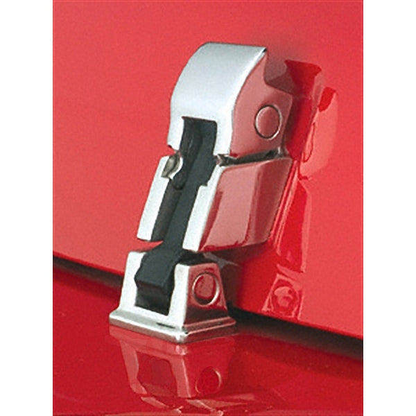 Hood Catch Kit, Stainless Steel; 42-95 Jeep CJ/Wrangler YJ