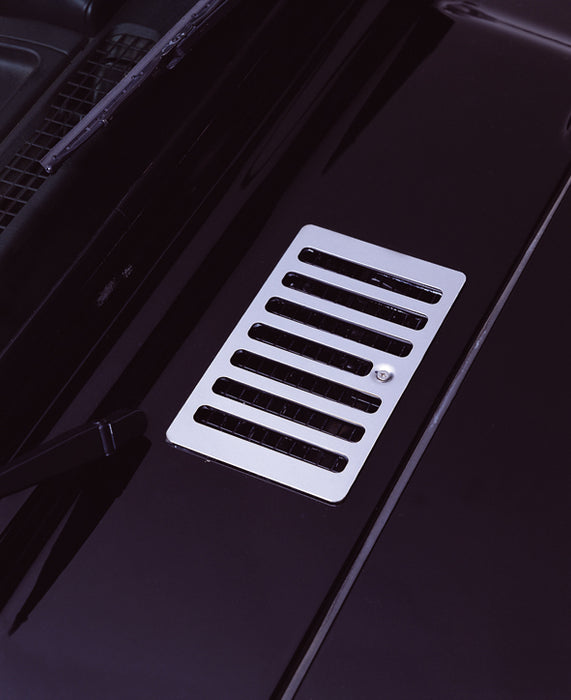 Rugged Ridge Stainless Steel Cowl Vent Cover | Jeep Wrangler (1998-2006) | P/N 11117.04