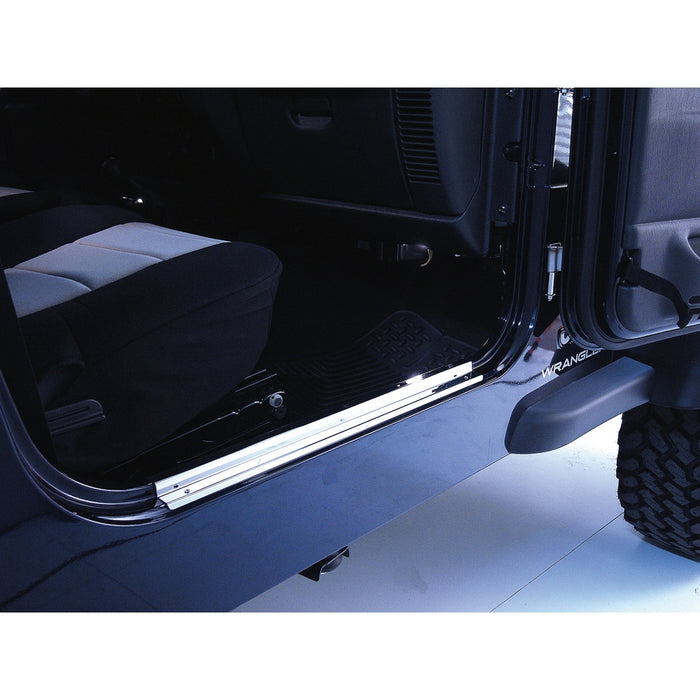 Rugged Ridge Door Entry Guard Kit | Stainless Steel | Jeep Wrangler TJ (1997-2006) | P/N 11119.03