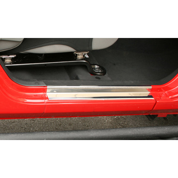 Rugged Ridge Door Entry Guard Kit | Stainless Steel | Jeep Wrangler JK (2007-2018) | P/N 11119.04