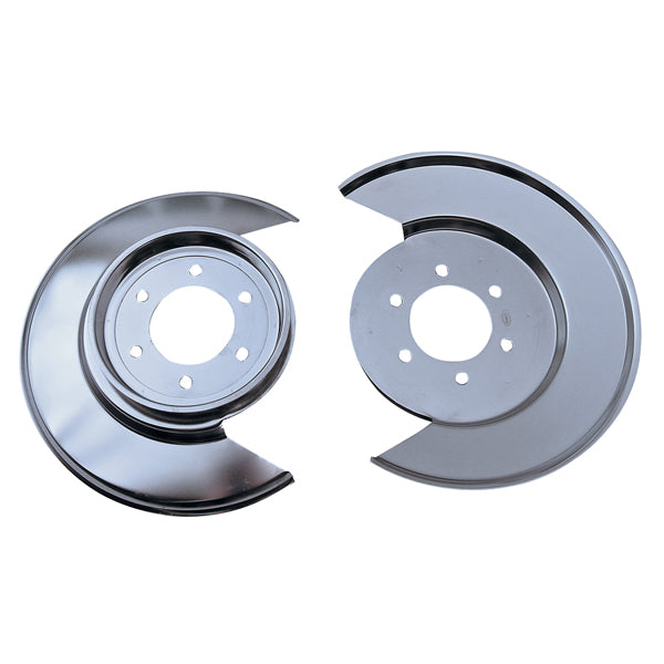 Rugged Ridge Brake Dust Shield | Stainless Steel | Jeep CJ5/CJ7/CJ8 Scrambler (1977-1978) | P/N 11121.01