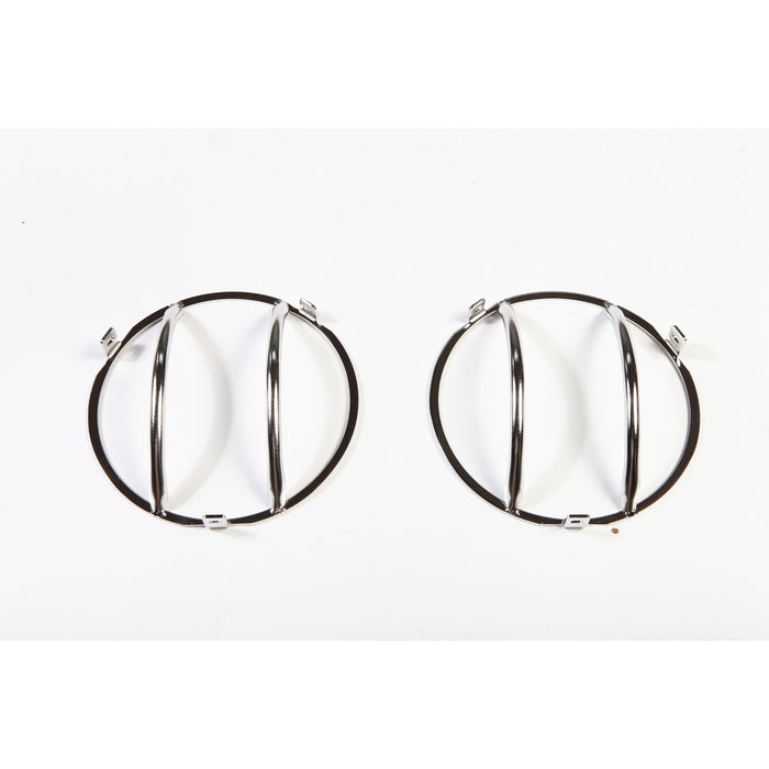 Rugged Ridge Euro Guard Kit | Headlight, Stainless Steel | Jeep Wrangler TJ/LJ (1997-2006) | P/N 11142.01