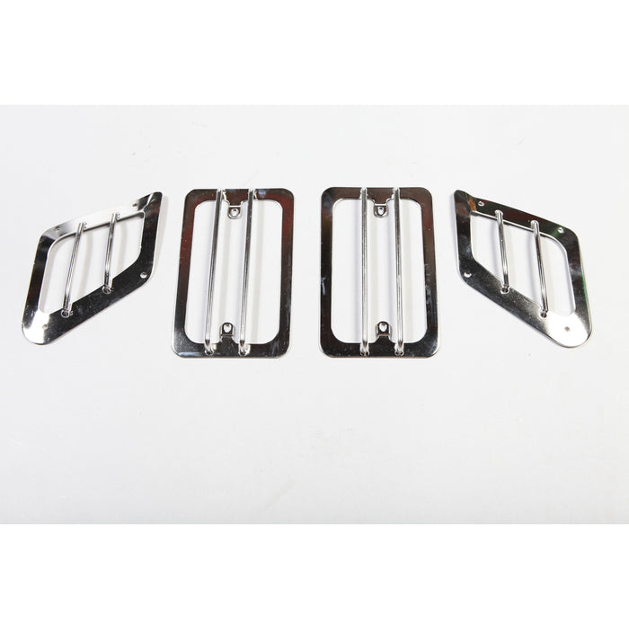 Rugged Ridge Euro Guard Kit | Side Marker/Turn Signal, Stainless | Jeep Wrangler TJ (1997-2006) | P/N 11142.02