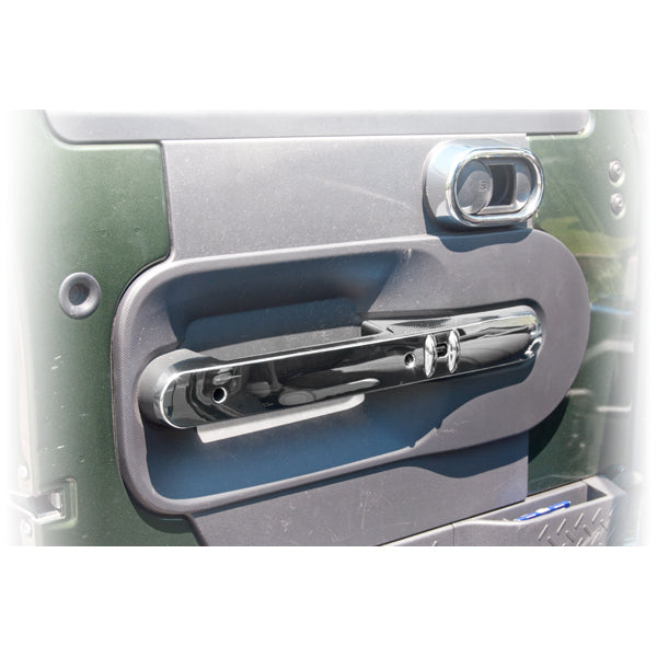 Rugged Ridge Door Handle Trim | Front, Chrome | Jeep Wrangler JK (2007-2010) | P/N 11156.16