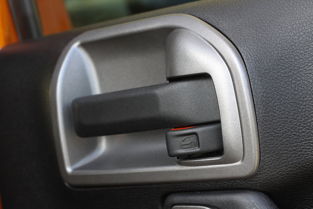 Rugged Ridge Charcoal Door Latch Trim | Jeep Wrangler JK (2011-2018) | P/N 11157.2