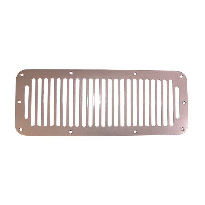Rugged Ridge Cowl Vent Cover | Satin, Stainless Steel | Jeep CJ/Wrangler YJ (1978-1995) | P/N 11185.06