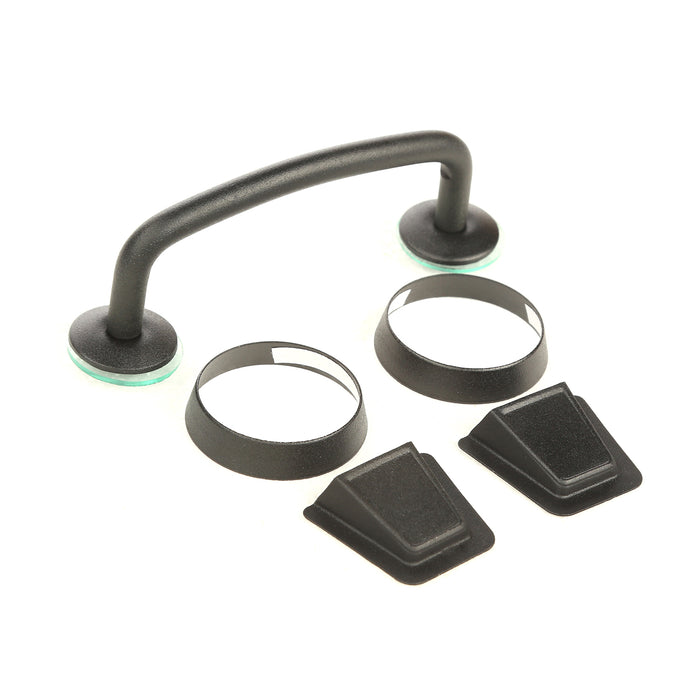 Rugged Ridge Windshield Tie Down Kit | Black | Jeep Wrangler (2013-2018) | P/N 11201.06