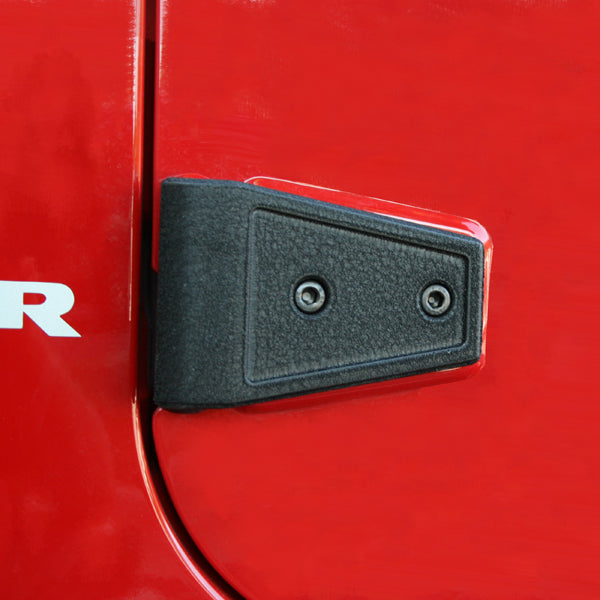 Rugged Ridge Door Hinge Cover Kit | Textured Black | Jeep Wrangler JK (2007-2018) | P/N 11202.04