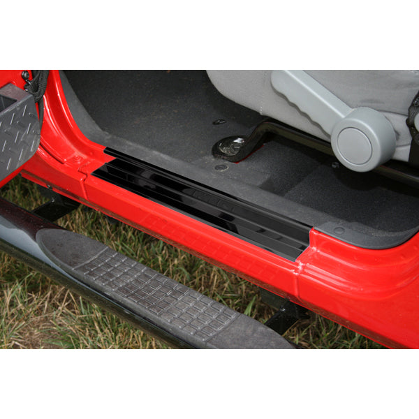 Rugged Ridge Entry Guard Kit | Door Sill, Black | Jeep Wrangler JK (2007-2018) | P/N 11216.1