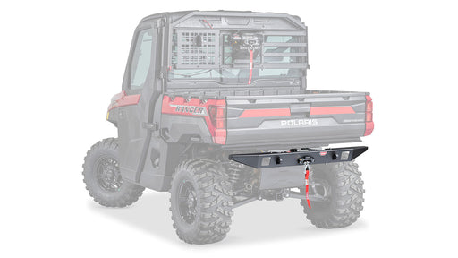 WARN Premium Rear Winch Bumper, Polaris Ranger, view 2