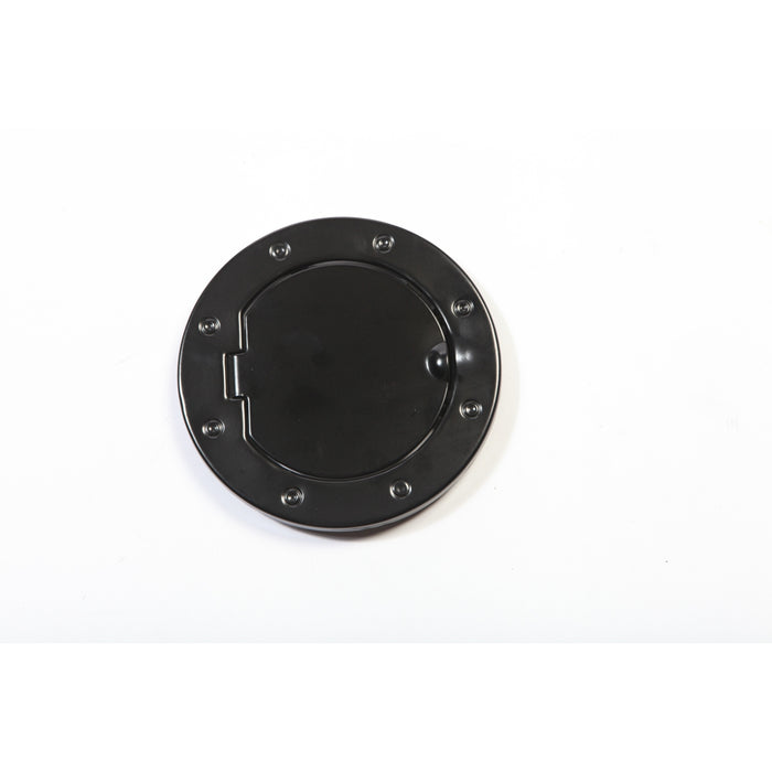Gas Cap Door, Non-Locking, Black; 07-18 Jeep Wrangler JK