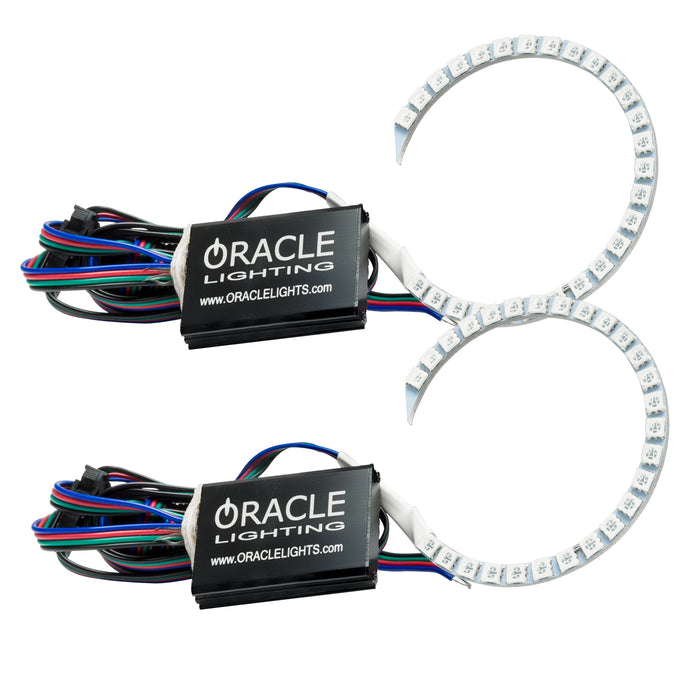 ORACLE 2006-2008 Dodge Ram LED Fog Light Halo Kit - ColorSHIFT - with No Controller