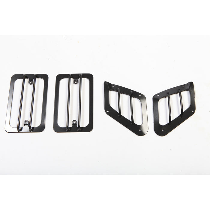 Rugged Ridge Euro Guard Kit | Turn Signal/Side Marker, Black | Jeep Wrangler TJ (1997-2006) | P/N 11231.01