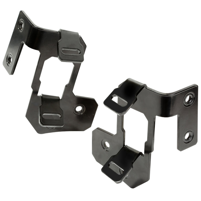Light Mount, A Pillar, Semi-Gloss Black; 07-18 Jeep Wrangler JK