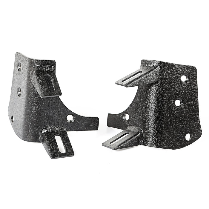 Rugged Ridge 11232.36 This dual A-Pillar light mount from Rugged Ridge fits 97-06 Jeep Wrangler TJ/LJ.