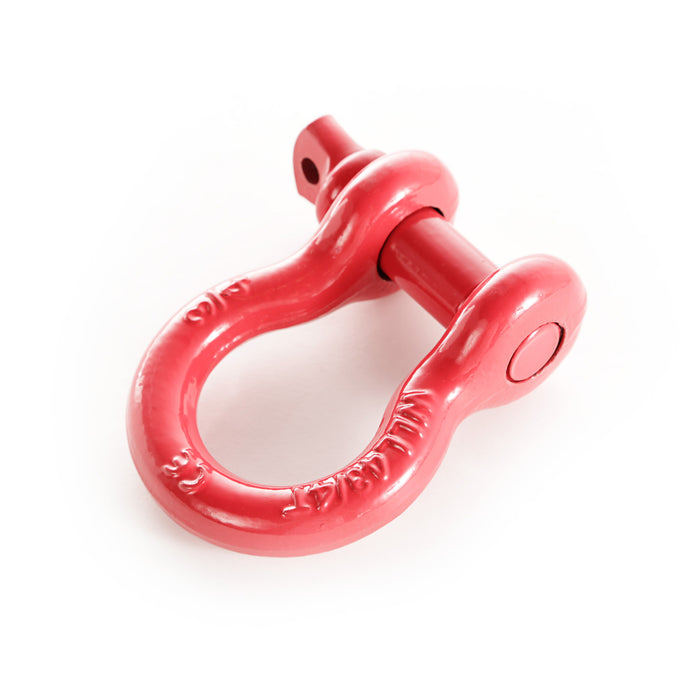 D-Ring Shackle, 3/4 inch, 9500 Lb, Red