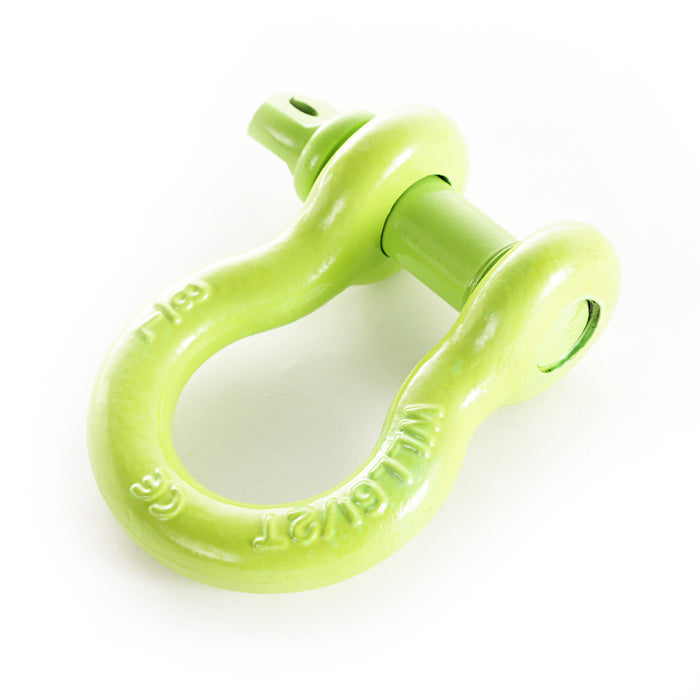 D-Ring Shackle, 7/8 inch, 13500 Lb, Green