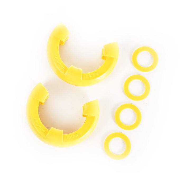 Rugged Ridge D-Ring Shackle Isolator Kit | Yellow Pair, 3/4 inch | P/N 11235.32