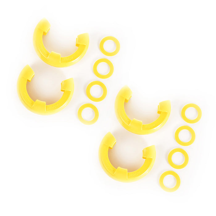 Rugged Ridge D-Ring Isolator Kit | Yellow 2 Pair, 3/4 inch | P/N 11235.62