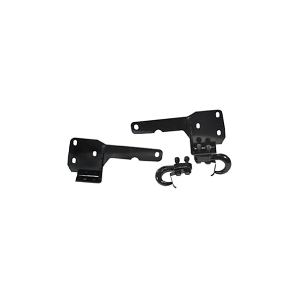 Rugged Ridge 11236.05 Tow Hook/Frame Bracket Kit; 84-01 Jeep Cherokee XJ