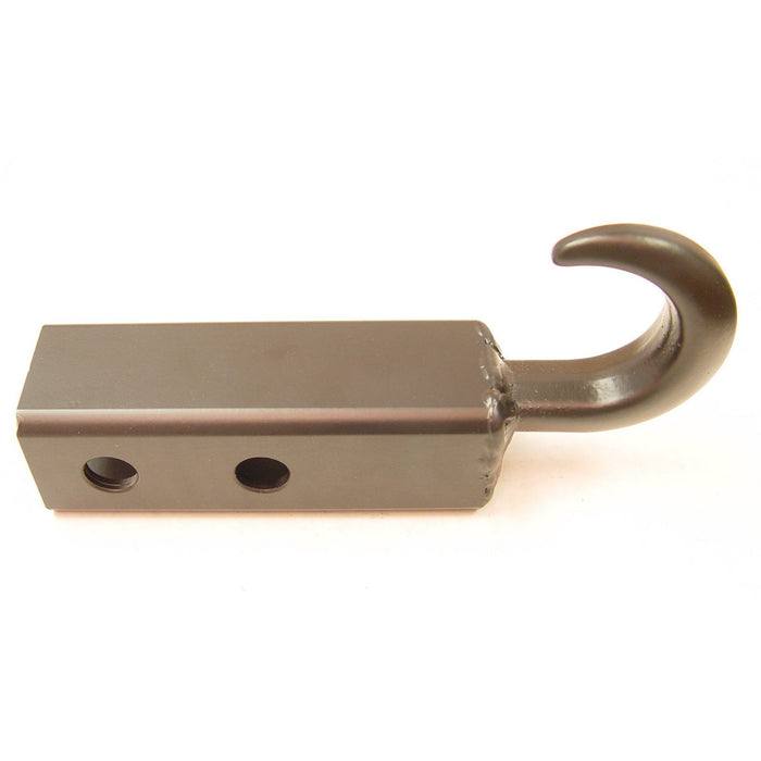 Rugged Ridge 11237.01 Tow Hook, 2 Inch Receiver Mounted, Black
