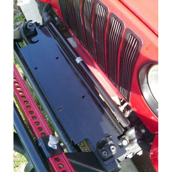 Rugged Ridge 11238.1 Winch Mounting Plate; 87-06 Jeep Wrangler