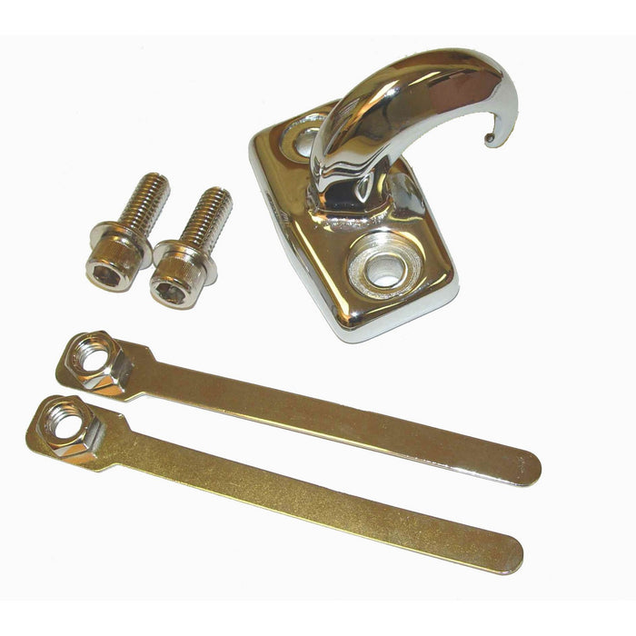 Rugged Ridge Tow Hook | Rear, Chrome | Jeep Wrangler TJ (1997-2006) | P/N 11303.02