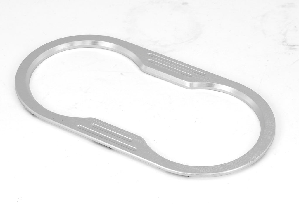 Rugged Ridge Cup Holder Trim | Billet Aluminum | Jeep Wrangler JK (2007-2010) | P/N 11421.14