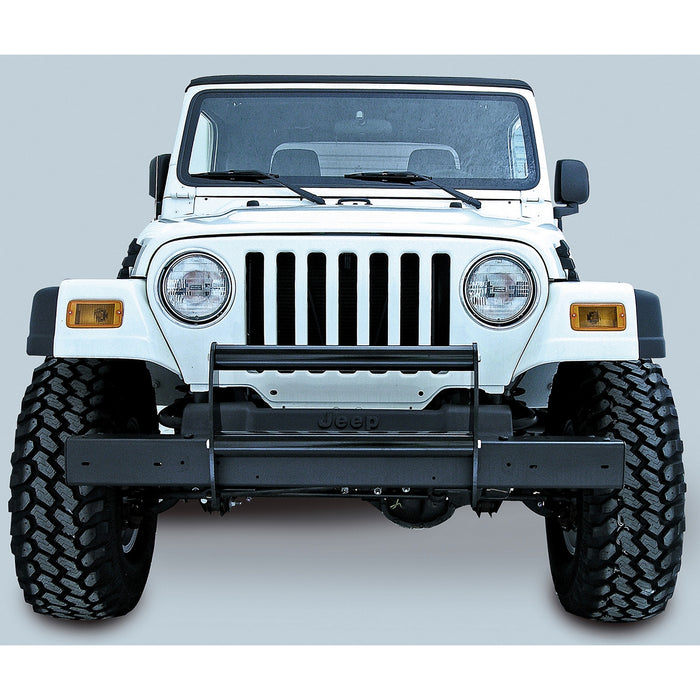 Rugged Ridge Brush Guard | Gloss Black | Jeep Wrangler TJ (1997-2006) | P/N 11511.02