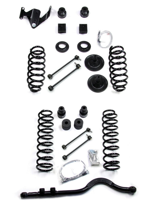 JK 4dr: 4" Coil Spring Base Lift Kit w/ Front Track Bar “ No Shocks