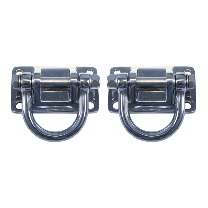 Rugged Ridge XHD Bumper D-Ring Kit | Front/Rear, Stainless Steel | Jeep CJ/Wrangler (1976-2018) | P/N 11540.17