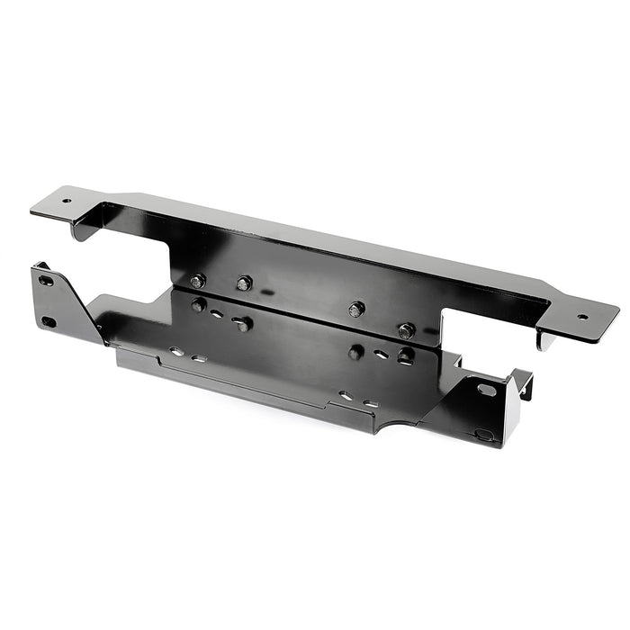 Rugged Ridge 11543.15 Winch Mounting Plate, Stamped Bumper, Steel; 13-18 Jeep Wrangler JK