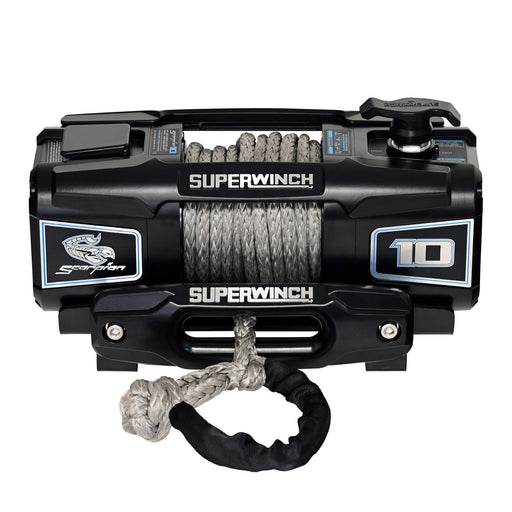 Superwinch Scorpion 10SR Winch | 10,000 lb, 12V DC, Synthetic Rope | P/N 1155401