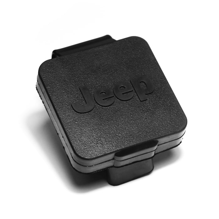 Rugged Ridge 11580.25 This2 inch hitch plug from Rugged Ridge features the Jeep Logo.