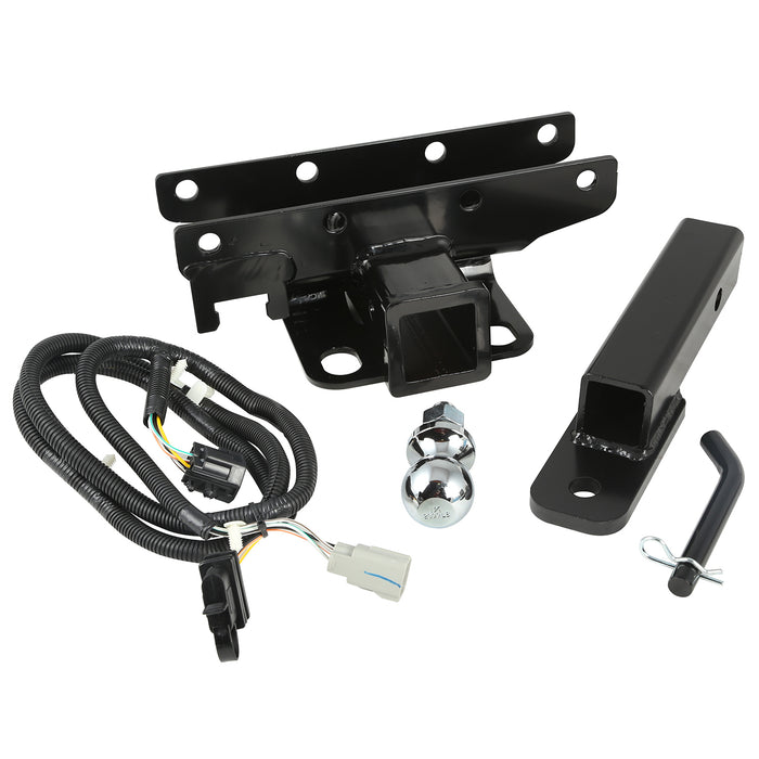 Rugged Ridge 11580.53 Trailer Hitch Kit, 1 7/8 Inch Ball; 07-18 Jeep Wrangler JK