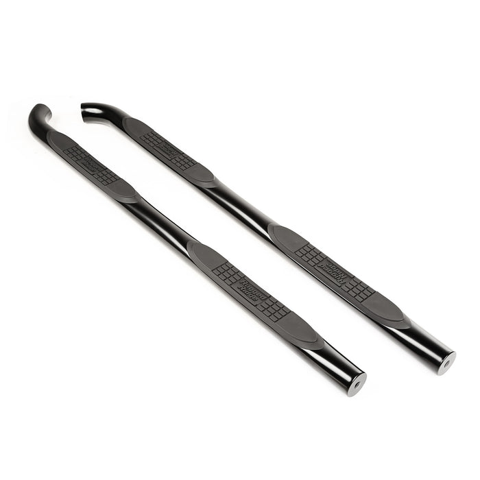 Rugged Ridge 11591.11 Tube Side Step Kit, Round, 3 Inch, Black; 15-21 Jeep Renegade BU
