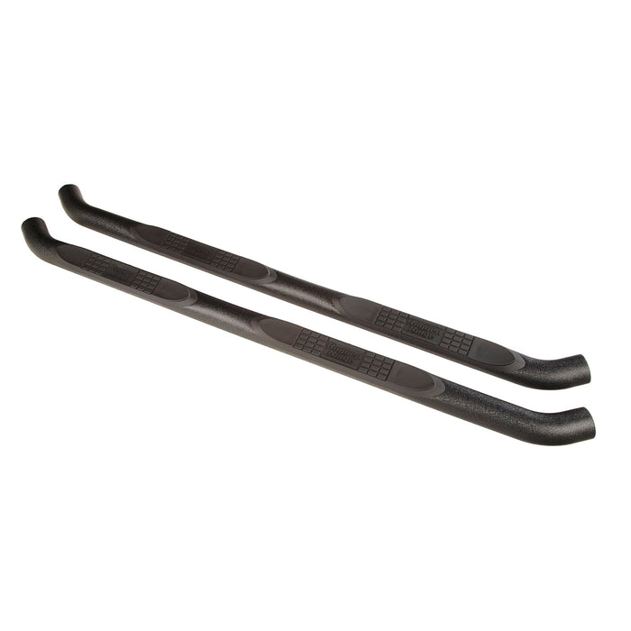 Rugged Ridge 11591.12 Side Step, 3 inch, Round, Black; 18-21 Wrangler Unlimited JLU, 4 Door