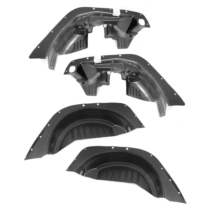 Fender Liner Kit, 4 Piece, Inner; 07-18 Jeep Wrangler JK
