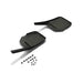 Molded Splash Guards, Front, Black with Jeep Logo