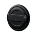 Jeep Wrangler JL Cast Aluminum Fuel Door, Black, Grille Logo
