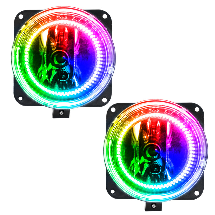 ORACLE 2005-2007 Ford Escape LED Fog Light Halo Kit - ColorSHIFT - with No Controller