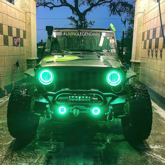 ORACLE SMD Fog Kit, ColorSHIFT, with No Controller, Jeep Wrangler JK (2007-2018), view 6