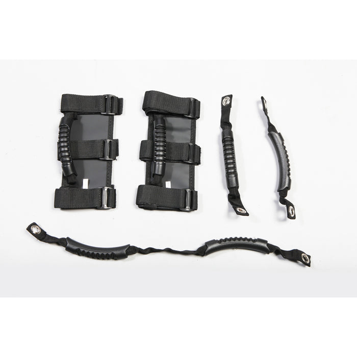 Grab Handle Kit, Neoprene; 07-18 Jeep Wrangler JK