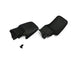Molded Splash Guards, Rear, Black with Jeep Logo