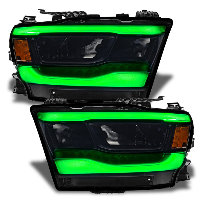ORACLE 2019-2024 Dodge RAM 1500 ColorSHIFT RGB+W Headlight DRL Kit - Reflector Headlights
