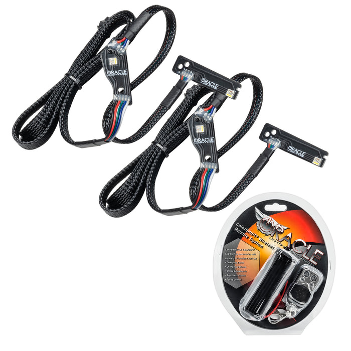 ORACLE 2015-2024 Nissan GT-R ColorSHIFT RGB+W "Lightning Bolt" Headlight DRL Kit