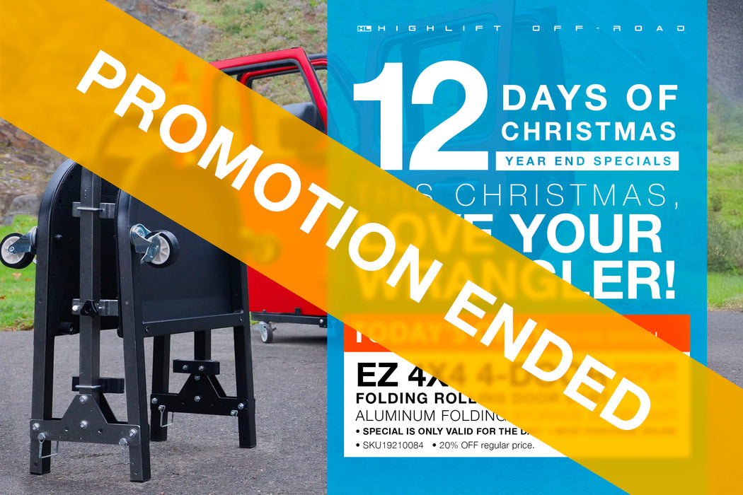 Day 6 of 12 Days of Christmas - EZ 4x4 Door Cart